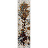 2' x 8' Splatter Cowhide Denim Western Rectangle Runner Rug