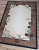 3' x 4' Delicate Pines Natural Rectangle Scatter Nylon Area Rug