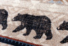 4' x 5' Trailside Bear Wildlife Rectangle Nylon Area Rug