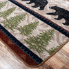 5' x 8' Trailside Bear Wildlife Rectangle Nylon Area Rug