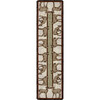 2' x 8' Whitetail Deer Wildlife Rectangle Runner Nylon Area Rug