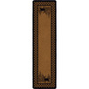2' x 8' Whitetail Deer Plaid Brown Wildlife Rectangle Runner Nylon Area Rug