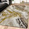 4' x 5' Petrified Multi Rectangle Nylon Area Rug