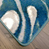 2' x 8' Abstract Jellyfish Ocean Blue Rectangle Runner Nylon Area Rug