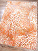 8' x 11' Daydreams Coral Coastal Rectangle Nylon Area Rug