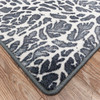 2' x 8' Daydreams Coral Grey Coastal Rectangle Runner Nylon Area Rug