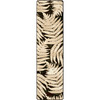2' x 8' Fern Light Taupe Rectangle Runner Nylon Area Rug