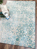 5' x 8' Distressed Fine Linen Natural Rectangle Nylon Area Rug