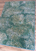 5' x 8' Oceanic Blooms Aqua Rectangle Nylon Area Rug