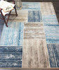 4' x 5' Salty Seas Aqua Rectangle Nylon Area Rug