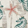 5' x 8' Seaweed Seahorse Mineral Rectangle Nylon Area Rug