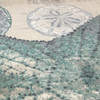 3' x 4' Shore Thing Ocean Blue Rectangle Scatter Nylon Area Rug