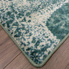 2' x 8' Stargazing Aqua Rectangle Runner Nylon Area Rug