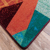 5' x 8' Abstraction Multi Rectangle Nylon Area Rug