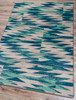 4' x 5' Drum Beat Earth Rectangle Nylon Area Rug