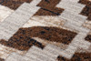 3' x 4' Curio Zebra Natural Rectangle Scatter Nylon Area Rug