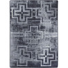 8' x 11' Distressed Bounty Asphalt Southwest Rectangle Nylon Area Rug