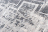 2' x 8' Distressed Bounty Asphalt Southwest Rectangle Runner Nylon Area Rug