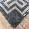 3' x 4' Distressed Bounty Asphalt Southwest Rectangle Scatter Nylon Area Rug
