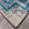 4' x 5' Distressed Bounty Glacier Southwest Rectangle Nylon Area Rug