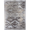4' x 5' Distressed Rustic Cross Sandstone Southwest Rectangle Nylon Area Rug