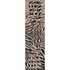 2' x 8' Levels Zebra Rectangle Runner Nylon Area Rug