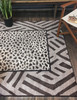 4' x 5' Saharan Roots Earthenware Rectangle Nylon Area Rug