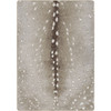 8' x 11' Spotted Hide Gray Rectangle Nylon Area Rug