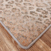 4' x 5' Snow Leopard Distressed Blush Rectangle Nylon Area Rug