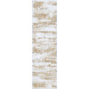 2' x 8' Distressed Passage Apricot Rectangle Runner Nylon Area Rug