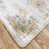 2' x 8' Distressed Passage Apricot Rectangle Runner Nylon Area Rug