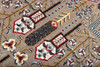 3' x 4' Passage Turquoise Rectangle Scatter Nylon Area Rug