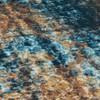 3' x 4' Mystic Turquoise Splash Rectangle Scatter Nylon Area Rug