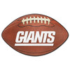 20.5" x 32.5" New York Giants Retro Logo Football Shape Mat