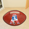 20.5" x 32.5" New England Patriots Retro Logo Football Shape Mat