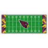 30" x 72" Arizona Cardinals NFL x FIT Pattern Football Field Rectangle Runner Mat