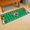 30" x 72" Jacksonville Jaguars NFL x FIT Pattern Football Field Rectangle Runner Mat