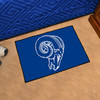 19" x 30" Los Angeles Rams Retro Logo Rectangle Starter Mat