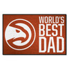 19" x 30" Atlanta Hawks World's Best Dad Rectangle Starter Mat