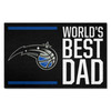 19" x 30" Orlando Magic World's Best Dad Rectangle Starter Mat