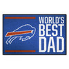 19" x 30" Buffalo Bills World's Best Dad Rectangle Starter Mat