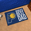 19" x 30" Indiana Pacers World's Best Dad Rectangle Starter Mat