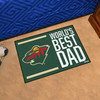 19" x 30" Minnesota Wild World's Best Dad Rectangle Starter Mat