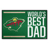 19" x 30" Minnesota Wild World's Best Dad Rectangle Starter Mat