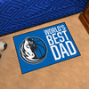 19" x 30" Dallas Mavericks World's Best Dad Rectangle Starter Mat