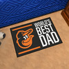 19" x 30" Baltimore Orioles World's Best Dad Rectangle Starter Mat