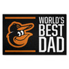 19" x 30" Baltimore Orioles World's Best Dad Rectangle Starter Mat