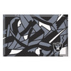 19" x 30" Las Vegas Raiders NFL x FIT Pattern Rectangle Scraper Mat
