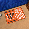 19" x 30" Cincinnati Bengals World's Best Dad Rectangle Starter Mat