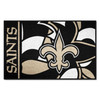 19" x 30" New Orleans Saints NFL x FIT Pattern Rectangle Starter Mat
